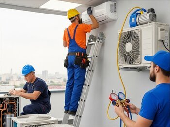 KM Tecnoservicios brinda servicios técnicos integrales y soluciones de transporte y logística, incluyendo instalaciones de aire acondicionado, trabajos eléctricos, redes informáticas, desmontaje técnico y traslados para hogares y empresas en Uruguay.